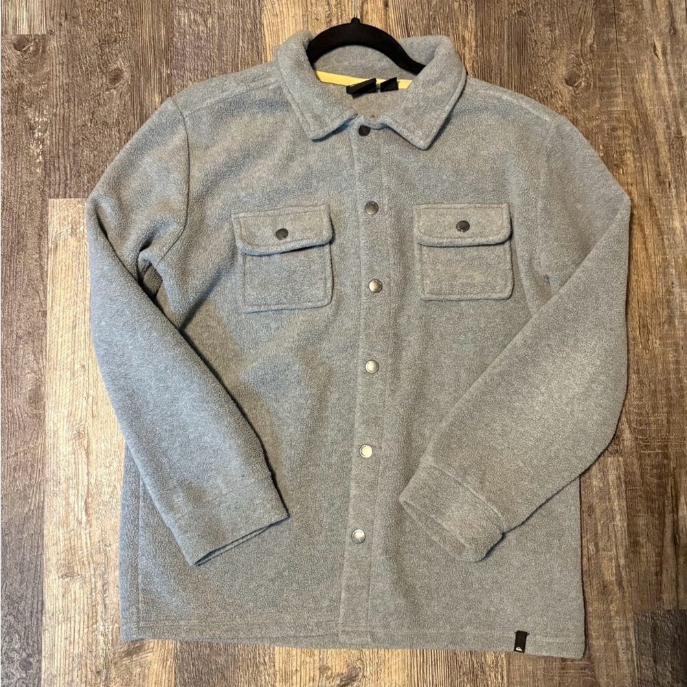 Quiksilver Youth Boy's Large (14/16) Fleece Shirt Jacket